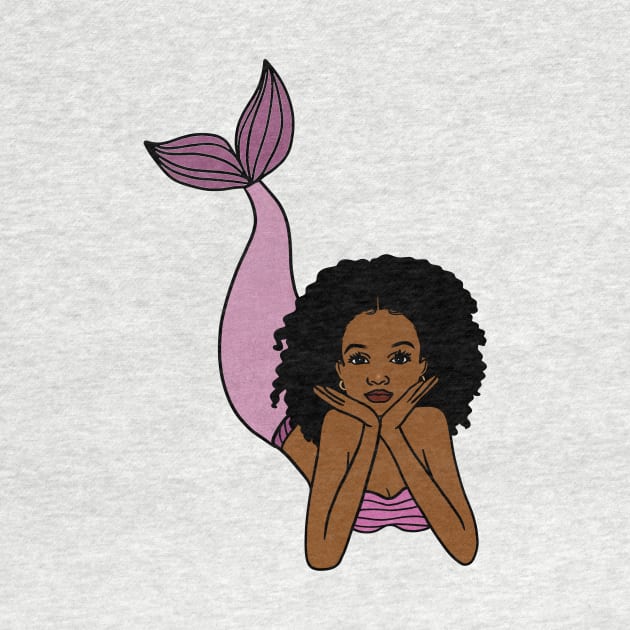 Afro Mermaid, African, Black Girl Magic by dukito